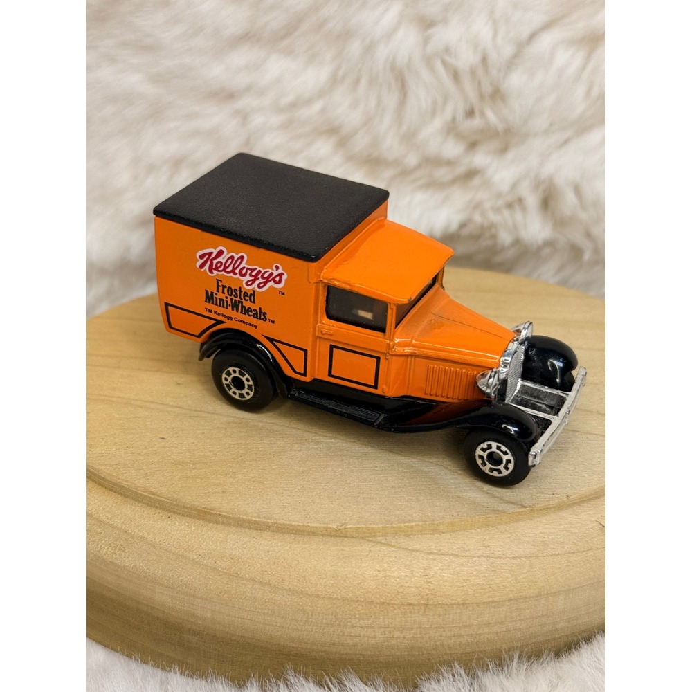 Matchbox Model A Ford Kellogg's Frosted Mini-Wheats Orange Delivery Van 1979